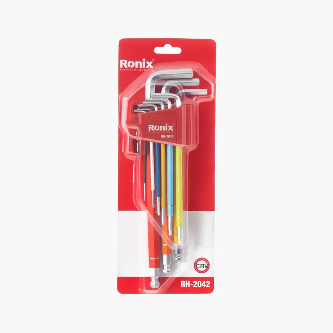 قیمت ست آچار آلن ۹ عددی رونیکس مدل RH-2042