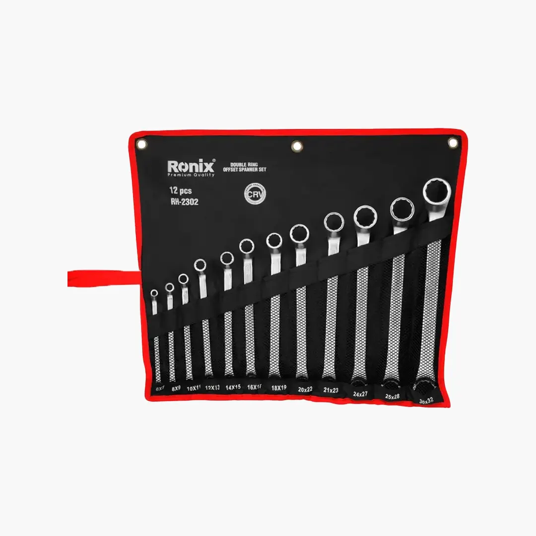 مجموعه 12 عددی آچار دو سر رینگ رونیکس مدل RH-2302