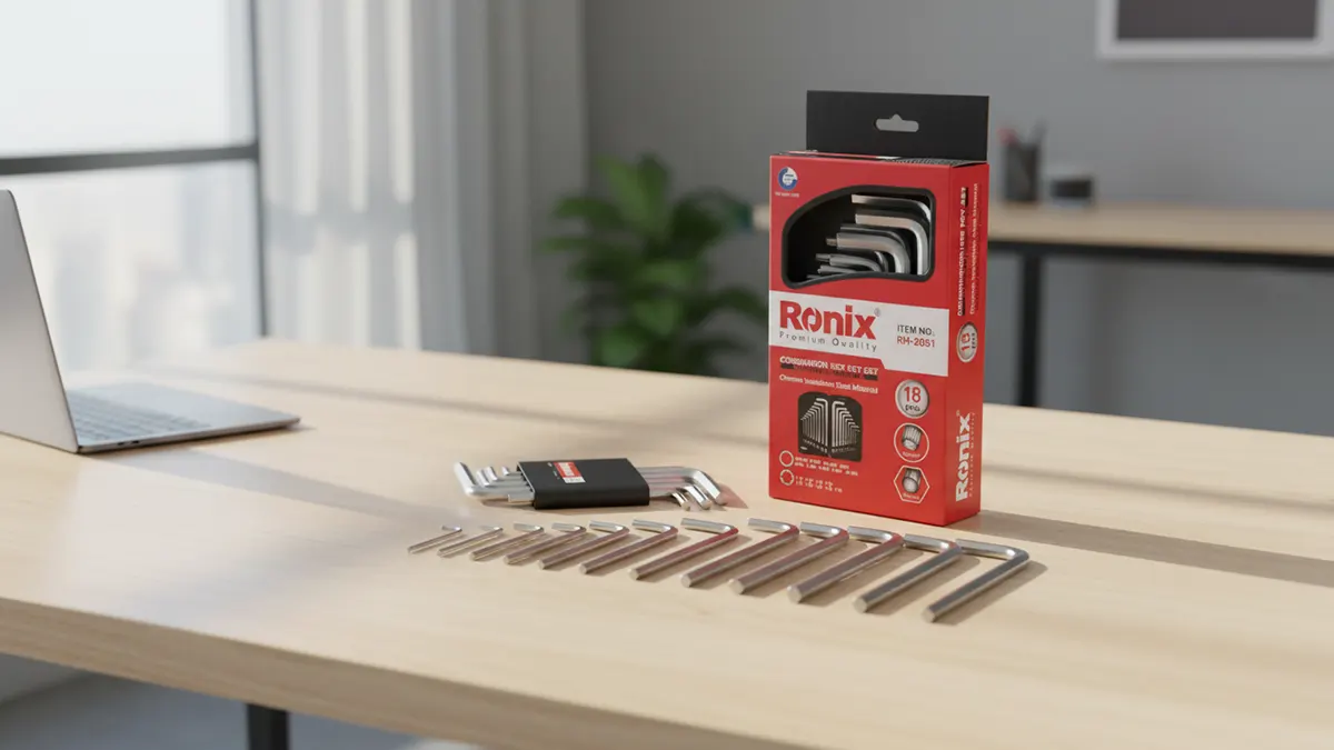 خرید آچار آلن و ستاره ای رونیکس مدل RH-2051