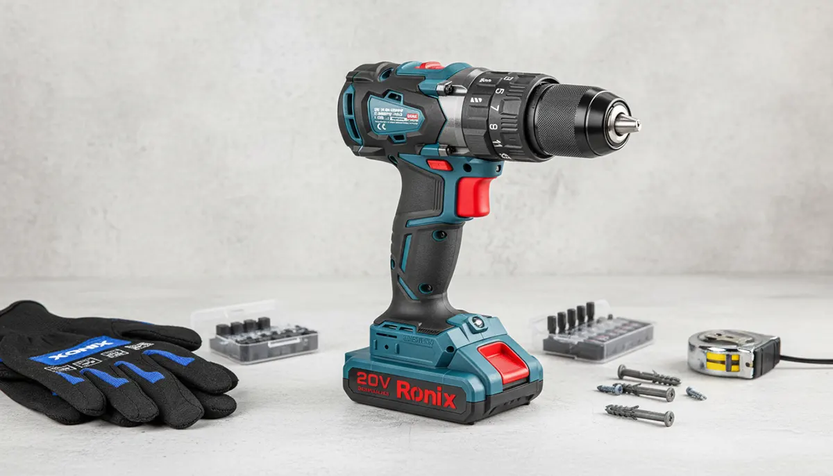 بررسی دریل شارژی رونیکس مدل 8905K