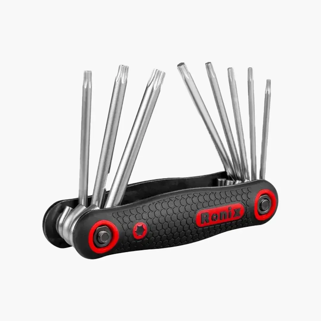مجموعه 8 عددی آچار آلن ستاره ای چاقویی رونیکس مدل RH-2021