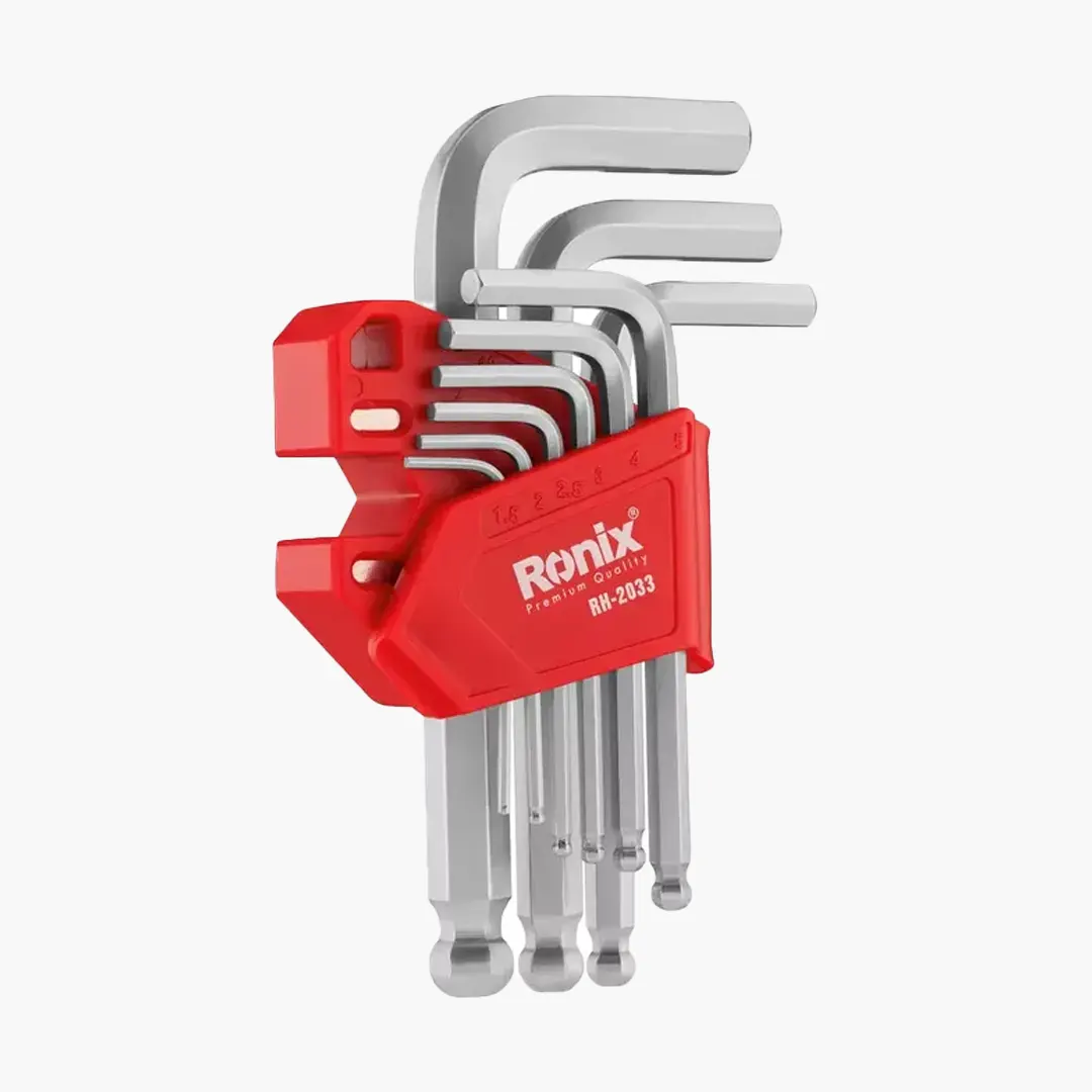 آچار آلن شش گوش رونیکس مدل RH-2033 مجموعه 9 عددی