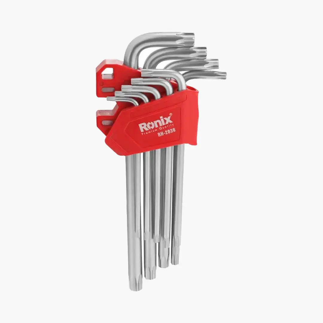 ست آچار آلن ستاره ای ۹ عددی مگنتی رونیکس مدل RH-2036