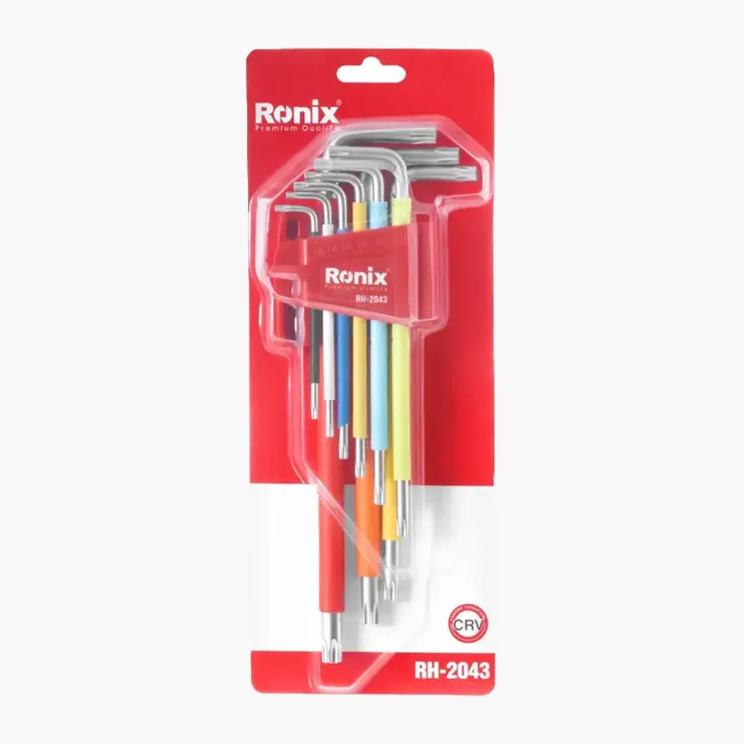 خرید آلن ست 9 عددی ستاره ای الوان بلند RH-2043