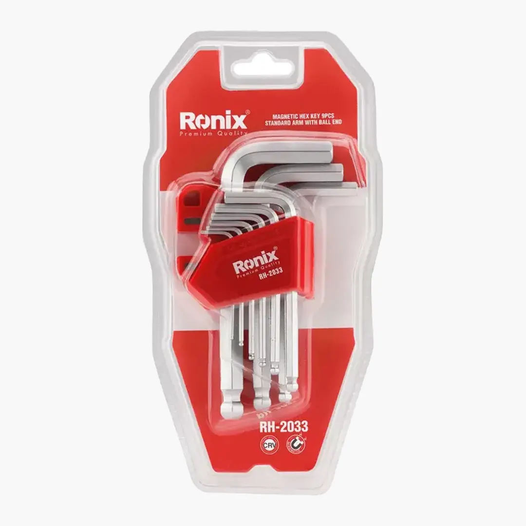ست آچار آلن شش گوش 9 عددی رونیکس مدل RH-2033