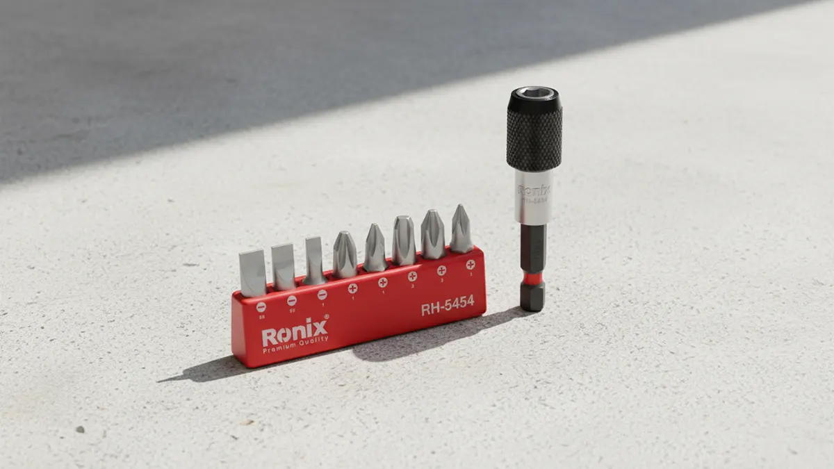 خرید ست رابط و سری پیچ گوشتی 9 عددی رونیکس مدل RH-5454