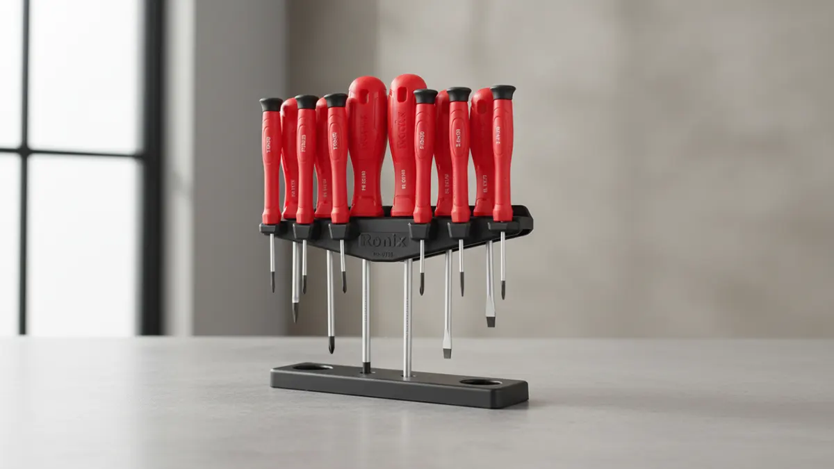 خرید ست 12 عددی پیچ گوشتی رونیکس مدل RH-2728