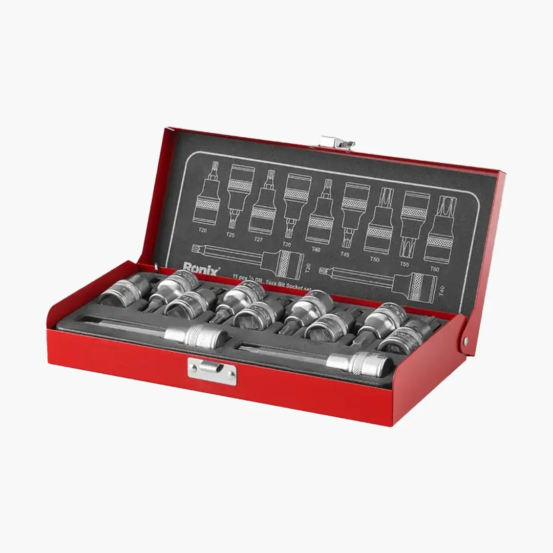 جعبه بکس ستاره ای 11 پارچه رونیکس مدل RH-2693 (1/2 اینچ)