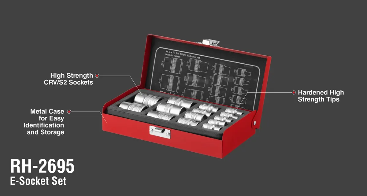 قیمت و خرید ست بکس ترکیبی 14 عددی رونیکس مدل RH-2695