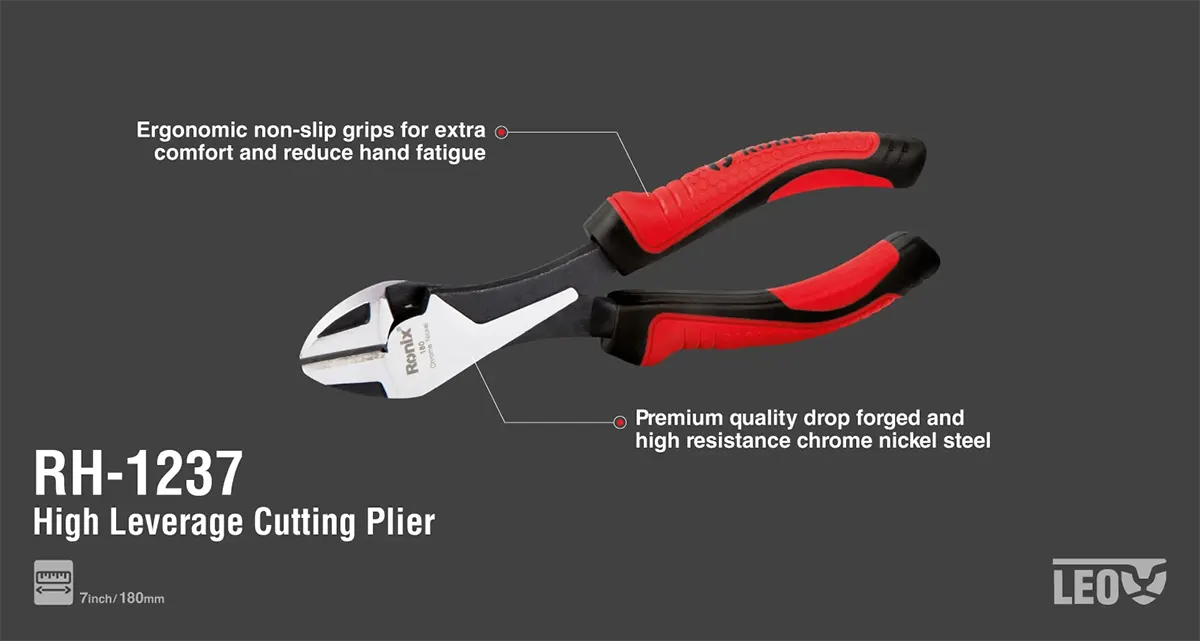 خرید سیم چین کله گاوی رونیکس مدل RH-1237 سایز 7 اینچ