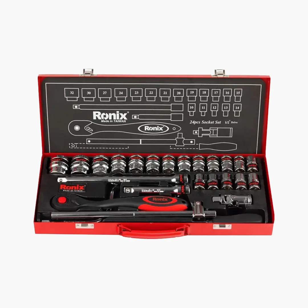 خرید مجموعه 24 عددی آچار بکس رونیکس مدل RH-2624