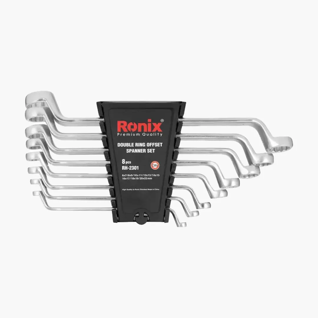 خرید ست آچار دو سر رینگ رونیکس 8 عددی مدل RH-2301