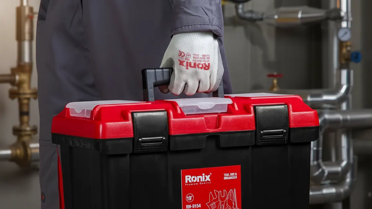 جعبه ابزار پلاستیکی 19 اینچ رونیکس مدل RH-9154