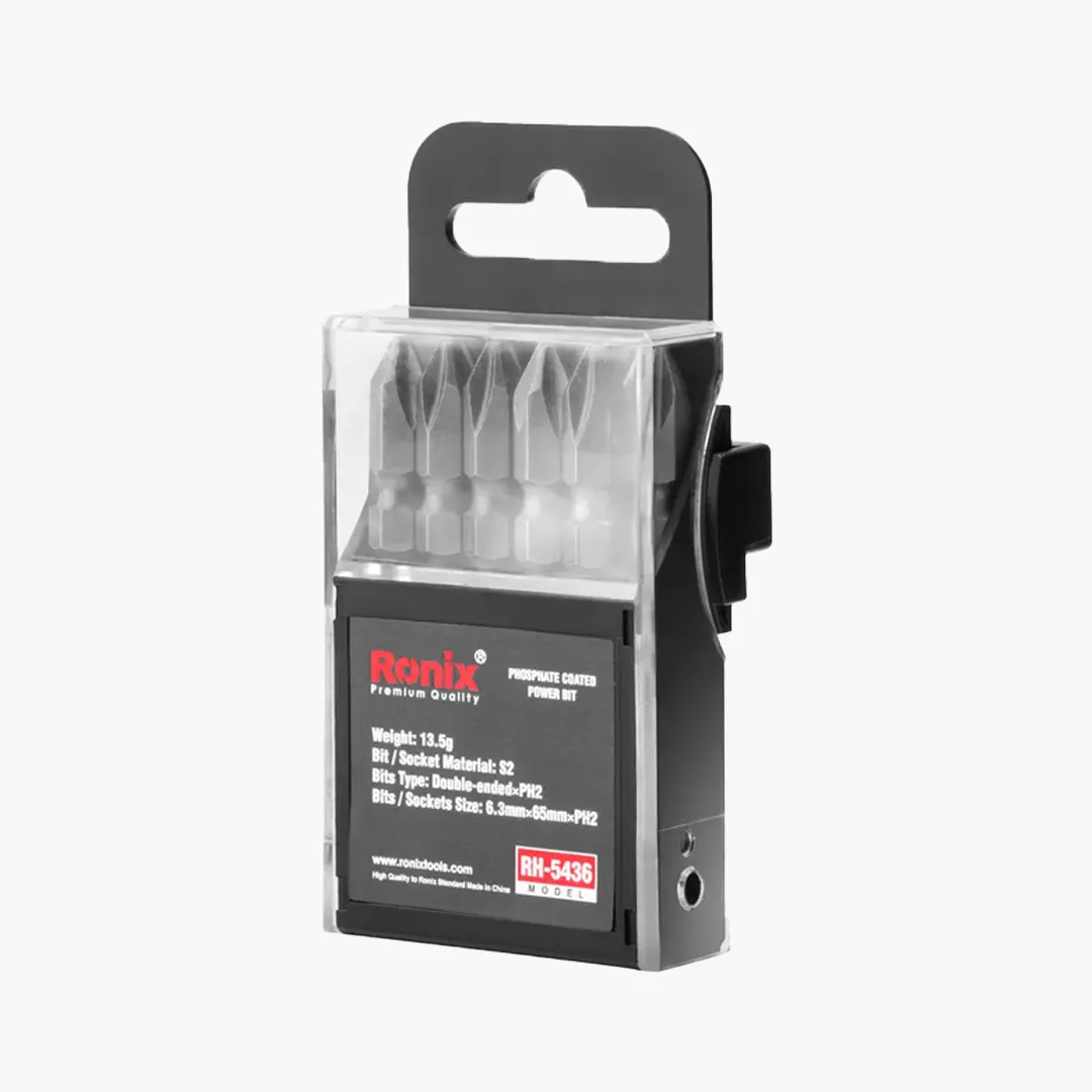 خرید سری پیچ گوشتی دوسر چهارسو رونیکس RH-5436 | فولاد S2