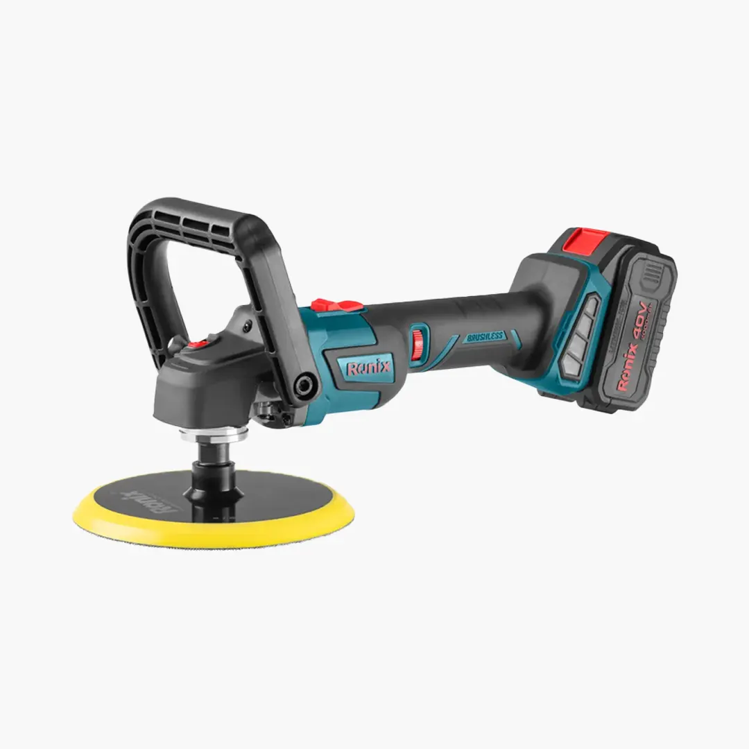 خرید پولیش شارژی رونیکس 8926 | موتور براشلس 40 ولت کیت