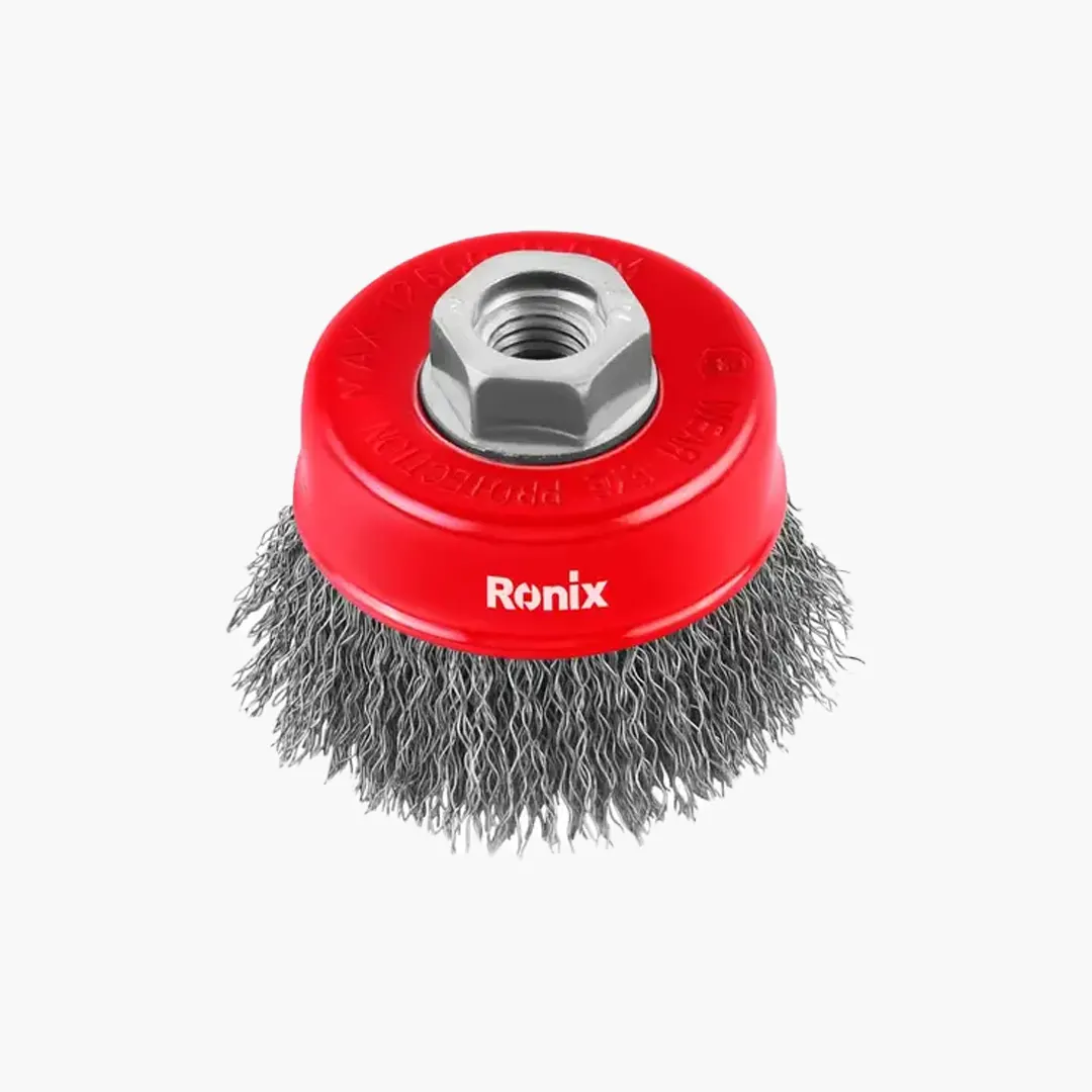 خرید فرچه سیمی کاسه ای 75 میلی متری رونیکس RH-9940