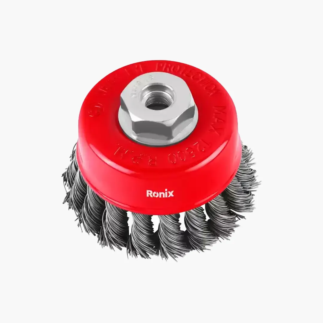 خرید فرچه بافتی کاسه‌ای 75 میلی‌متری رونیکس مدل RH-9942