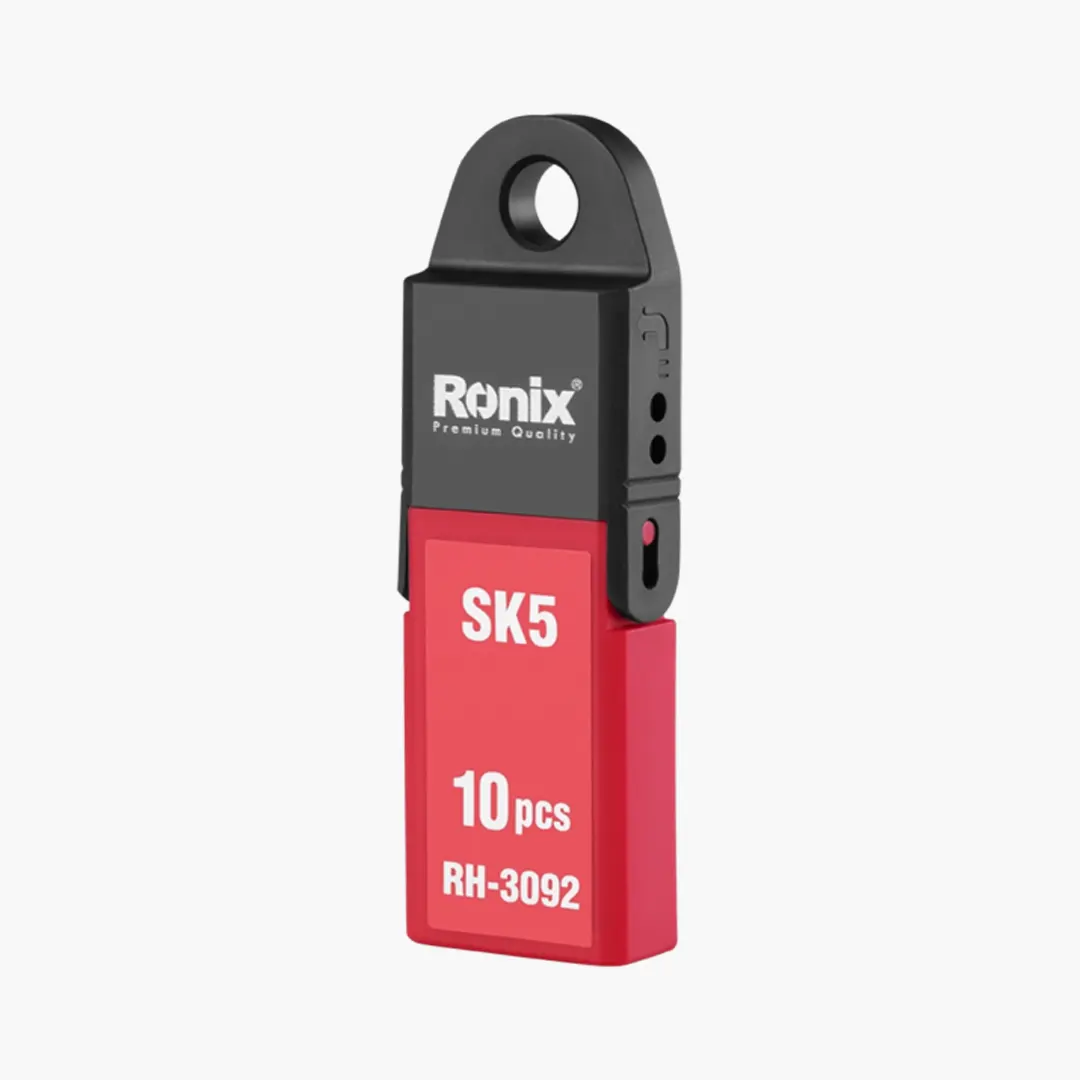 خرید تیغ کاتر ذوزنقه‌ای رونیکس مدل RH-3092 بسته 10 عددی