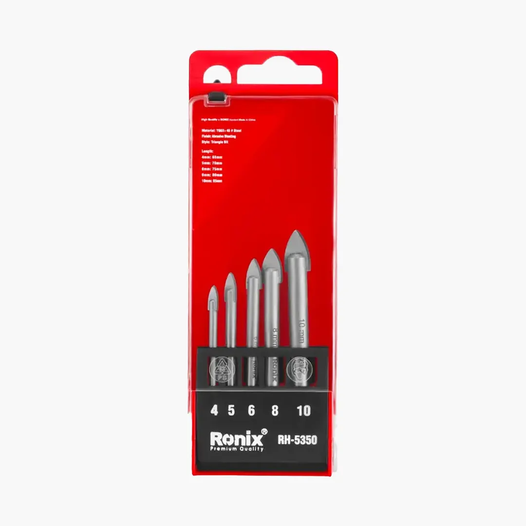 ست مته شیشه رونیکس مدل RH-5350 (5 عددی)