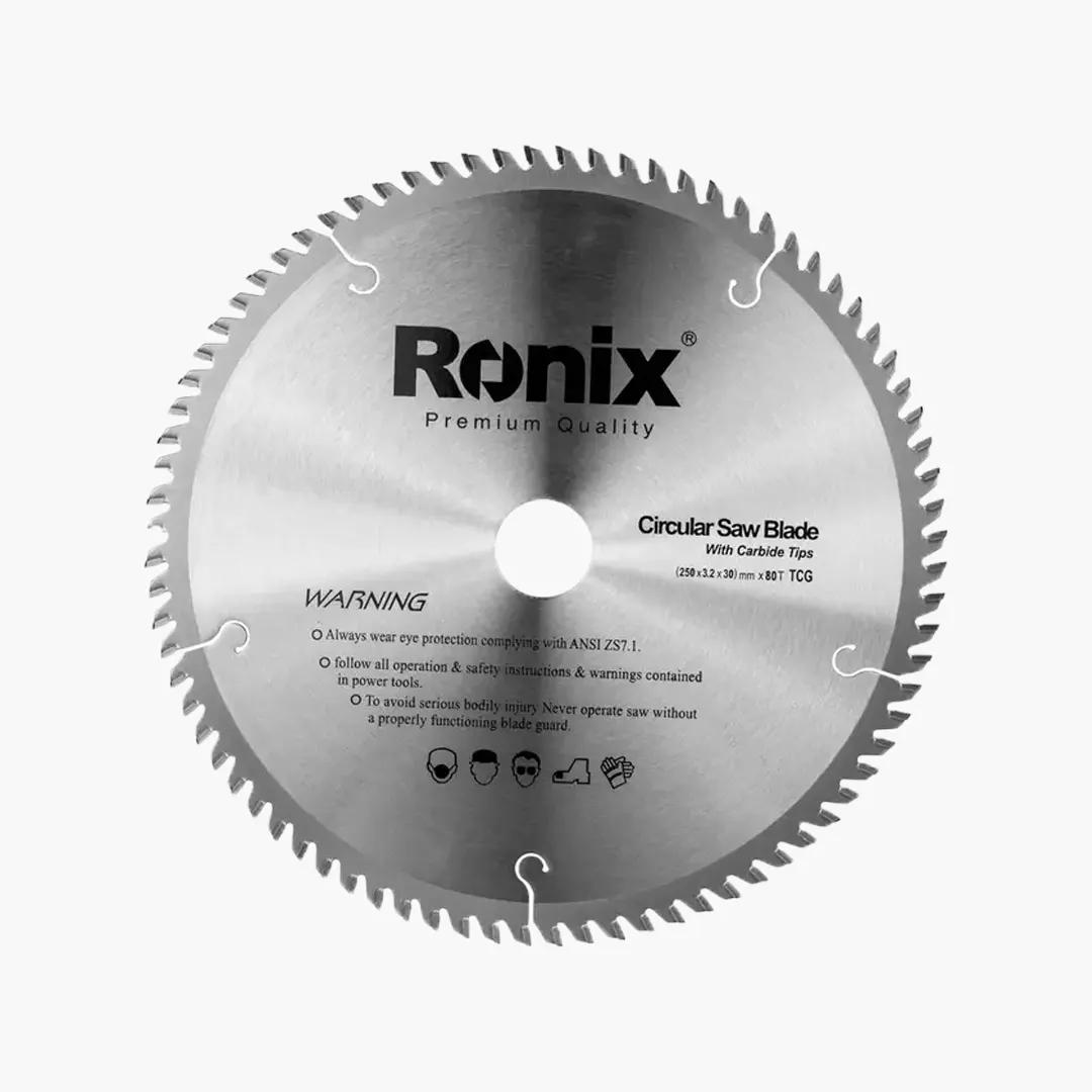 تیغ اره الماسه رونیکس مدل RH-5112 سایز 250x80 مناسب MDF