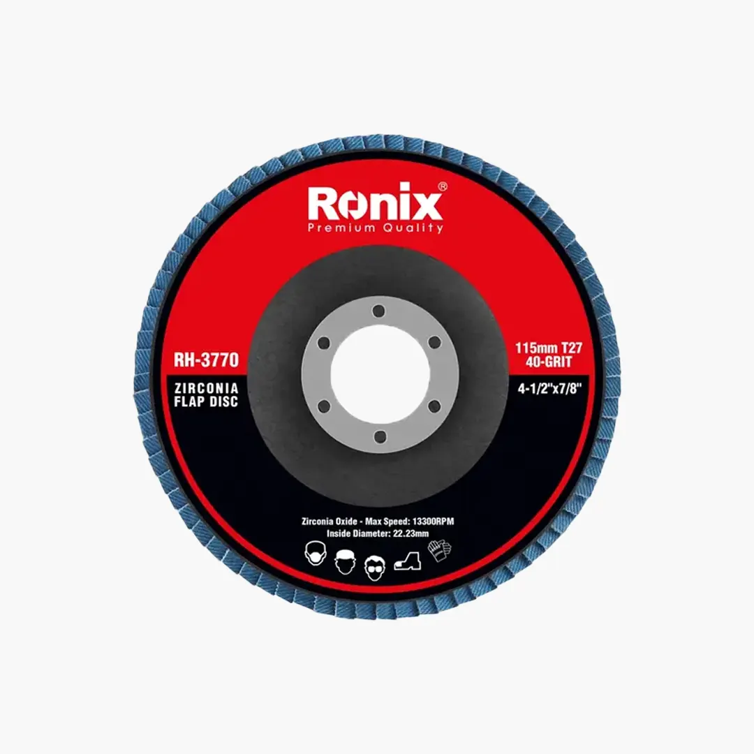 سنباده فلاپ زیرکونیم مینی 115 میلی متری 40 مدل RH-3770
